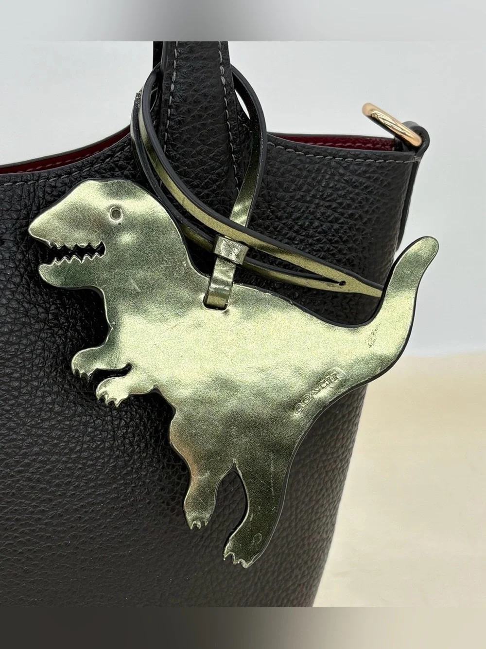 COACH REXY Dinosaur Mascot Lot Bag Charms Keyring Clutch Bag